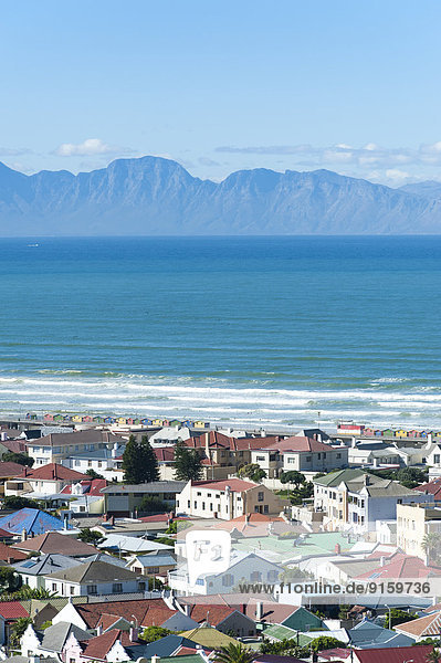 Muizenberg und False Bay  Kapstadt  Südafrika