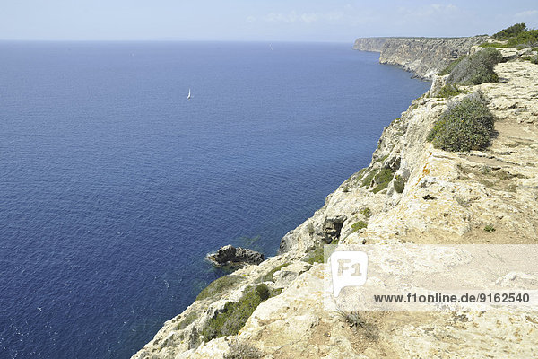 Cliff  Cap Blanc  Majorca  Balearic Islands  Spain