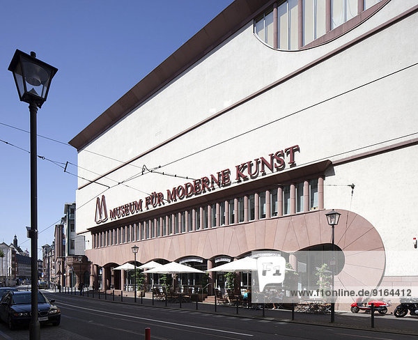 Museum für Moderne Kunst,  Architekt Hans Hollein,  Postmoderne,  Frankfurt am Main,  Hessen,  Deutschland
