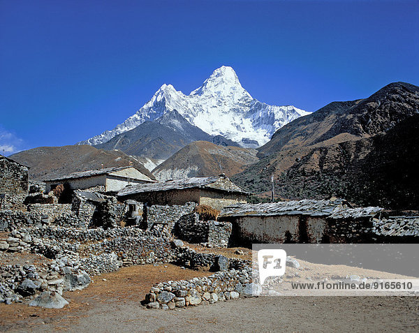 Bergdorf Pangboche im Himalaya  Nepal
