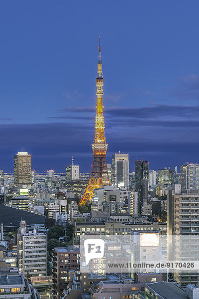 Tokyo Tower and cityscape Tokyo Japan