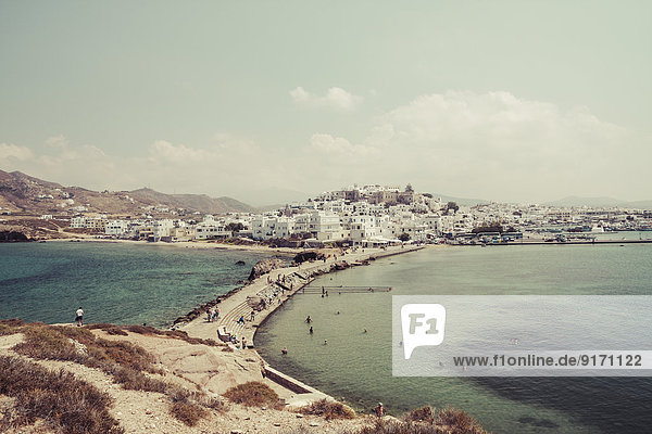 Griechenland  Kykladen  Naxos City  Hafen