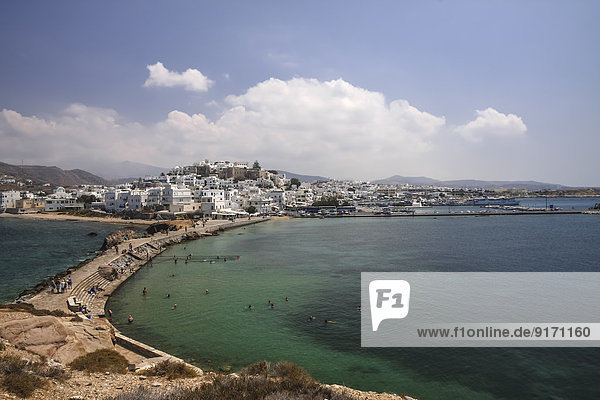 Griechenland  Kykladen  Naxos City  Hafen
