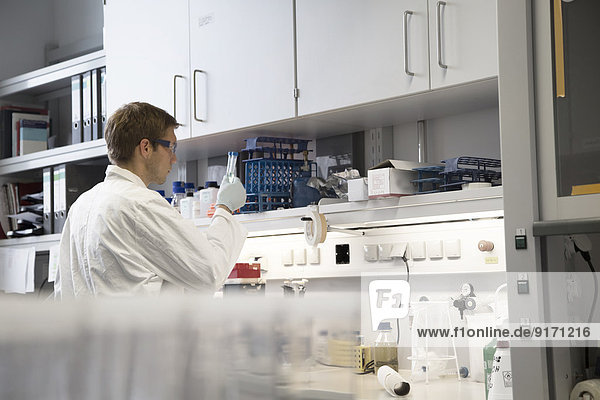 Scientist in a biological lab