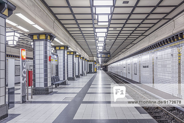 Germany  Berlin  subway station Paracelsiusbad