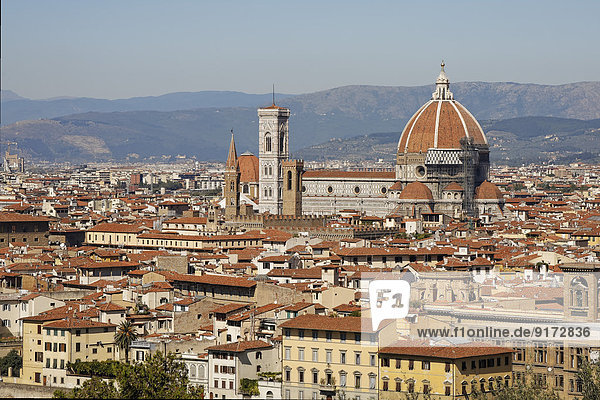Italien  Toskana  Florenz  Altstadt und Dom von Florenz