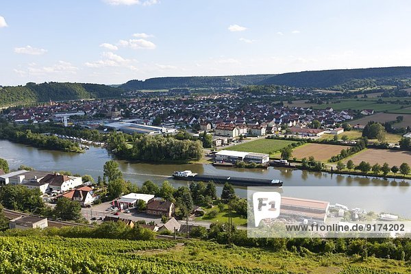 Deutschland  Baden-Württemberg  Neckar-Odenwald-Kreis  Blick nach Hassmersheim