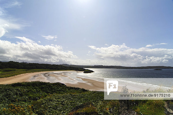 Großbritannien Schottland Pazifikstrand im Nordosten der Highlands