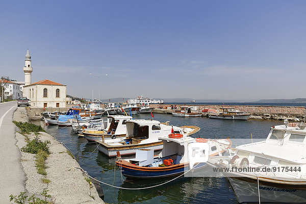 Turkey  Marmara Region  East Thrace  Dardanelles  Gelibolu  Harbour of Kilitbahir