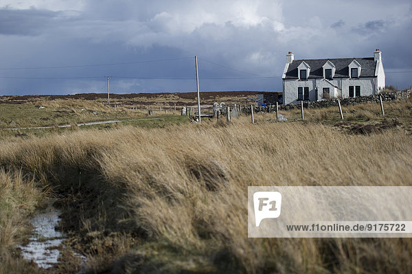 UK  Schottland  Haus auf Isle of Skye