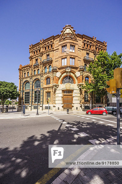 Spanien  Barcelona  Haus im Stadtteil Sant Pere