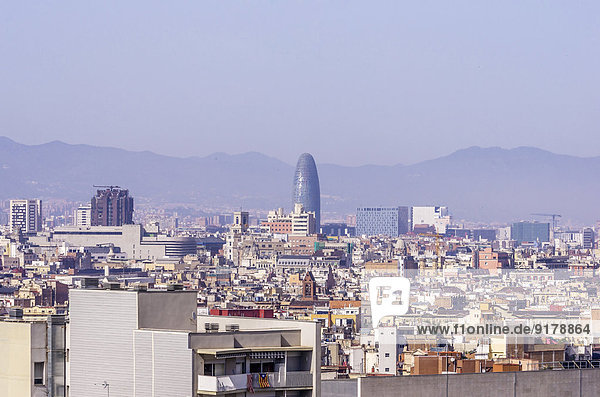 Spanien  Barcelona  Stadtbild von Palau Nacional