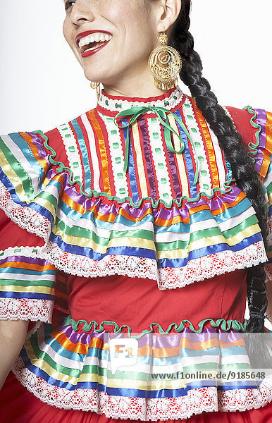 Frau Tradition Hispanier Kleidung