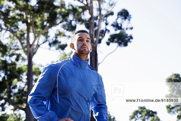Portrait of male jogger