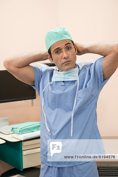 Portrait of a male surgeon