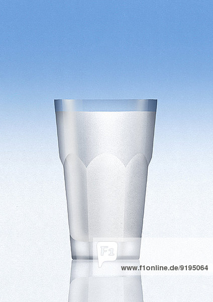 Milch in einem Glas