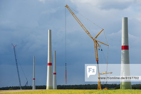 Windturbine Windrad Windräder Deutschland