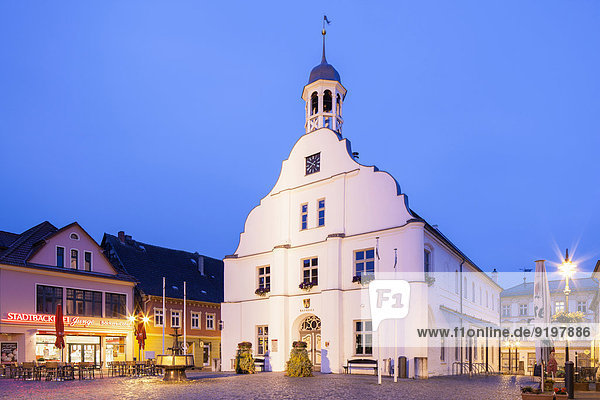 Altes Rathaus  Standesamt und Kulturamt  Wolgast  Mecklenburg-Vorpommern  Deutschland