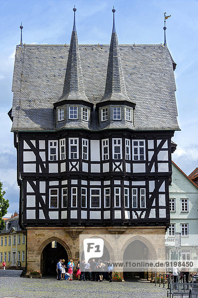 Rathaus  Marktplatz  Altstadt  Alsfeld  Hessen  Deutschland