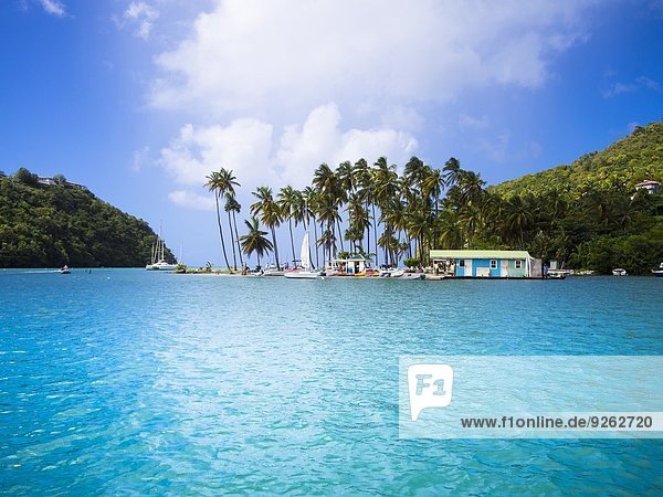 Karibik  Antillen  Kleine Antillen  Saint Lucia  Marigot Bay