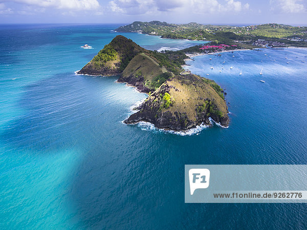 Karibik  St. Lucia  Cap Estate  Pigeon Island Nationalpark und Fort Rodney