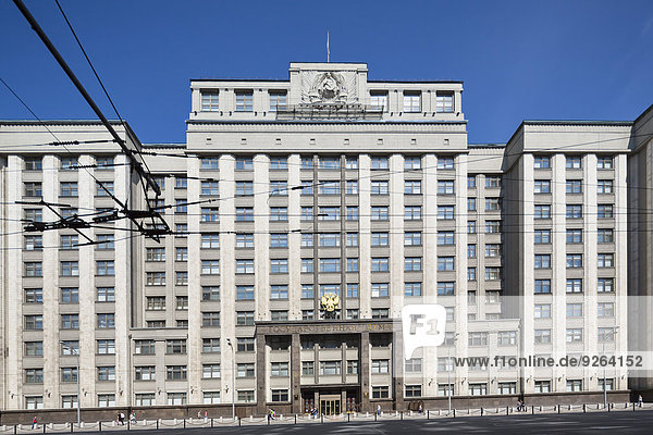 Russland  Zentralrussland  Moskau  Staatsduma  Unterhaus der Bundesversammlung Russlands