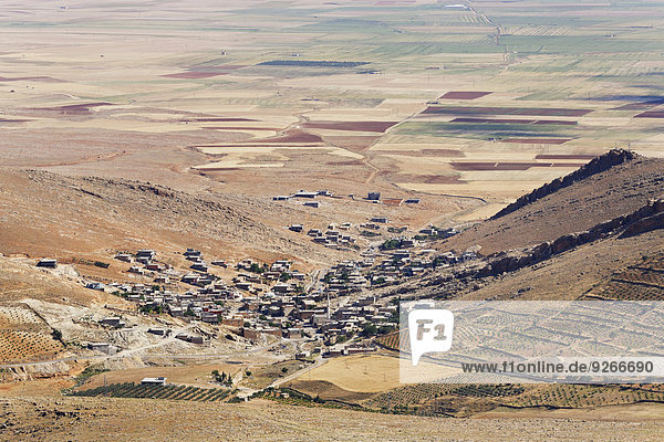 Türkei  mesopotamische Ebene und Dorf Eryeri bei Mardin