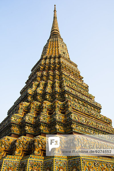 Stupa im Wat Po in Bangkok  Thailand
