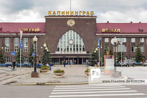 Südbahnhof  Baltischer Rajon  Kaliningrad  Oblast Kaliningrad  Russland