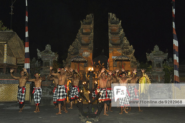 Kecak-Tanz  Padang Tegal  Ubud  Bali  Indonesien
