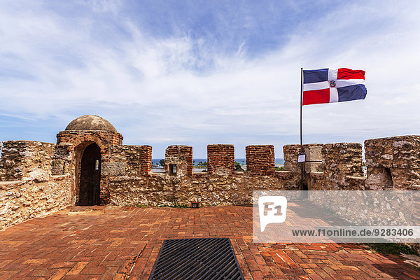 Fortaleza Ozama  Torre De Homenaje  16. Jahrhundert  Unesco Weltkulturerbe  Zona Colonial  Santo Domingo  Dominikanische Republik