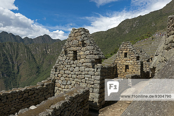 Ruinenstadt Machu Picchu  UNESCO Weltkulturerbe  Peru