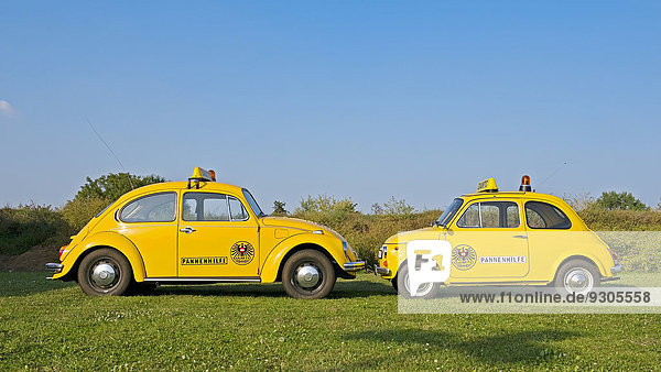 ÖAMTC Pannenhilfe  Oldtimer Volkswagen und Puch