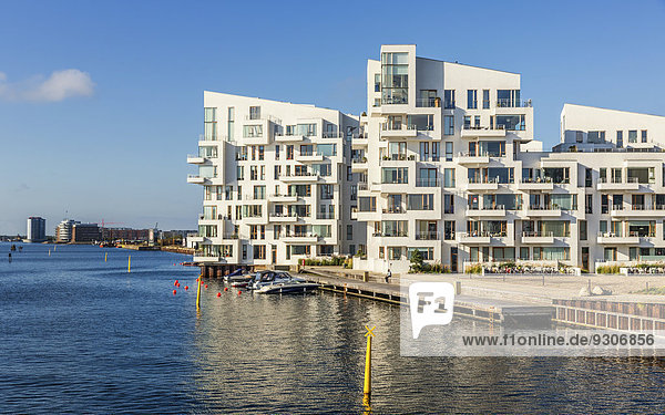 Ufer Großstadt Dänemark Kopenhagen Hauptstadt modern