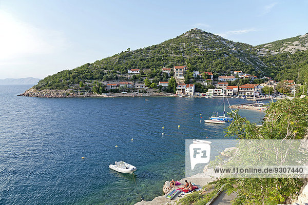 Stadt Boot Ansicht Kroatien