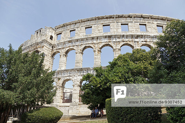 Amphitheater  Pula  Istrien  Kroatien