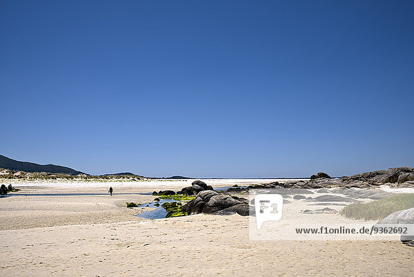 Spanien  Galizien  Praia de Carnota  Strand an der Costa da Morte