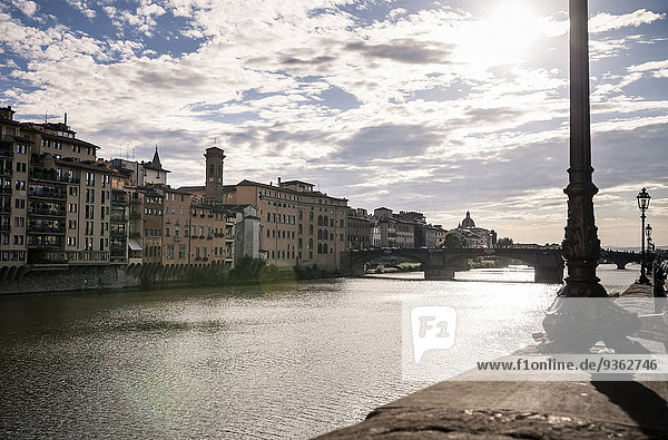 Italien  Toskana  Florenz  Fluss Arno