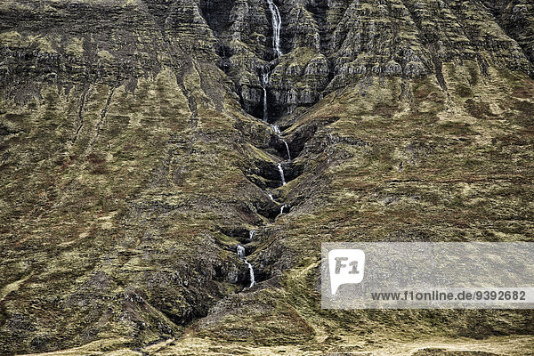 Landschaftlich schön landschaftlich reizvoll Wasser Europa Landschaft Herbst Wasserfall Island Stimmung