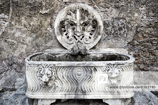 Wasser Rom Hauptstadt Europa Marmor Palast Schloß Schlösser Italien