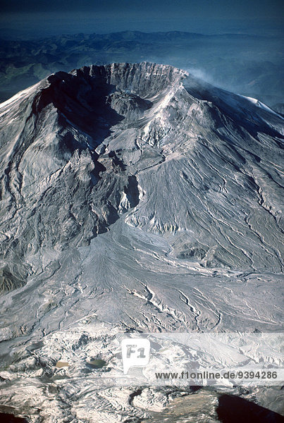 Aerial  Mt. St. Helens Volcano  Washington