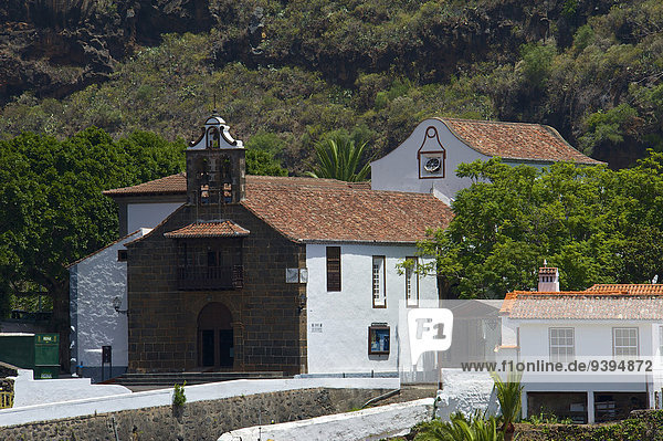 Außenaufnahme bauen Europa Tag Gebäude niemand Architektur Kirche Religion Christentum Kanaren Kanarische Inseln Christ La Palma Spanien
