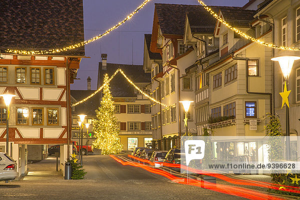 Europa Stadt Großstadt Weihnachten Advent Schweiz