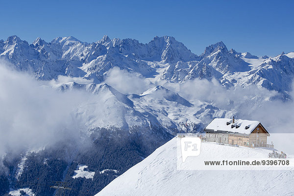 Hütte Europa Berg Winter Wohnhaus sehen Schweiz