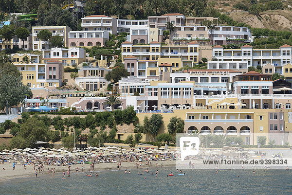 Europa Strand Insel Urlaub Griechenland Wasserpark Kreta griechisch
