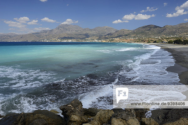 Europa Strand Küste Meer Insel Griechenland Kreta griechisch