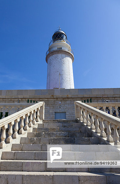 Lighthouse at Cap Formentor  Majorca  Balearic Islands  Spain