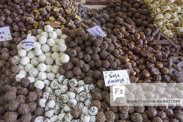 Schokolade in einem Geschäft,  Puerto Montt,  Región de los Lagos,  Chile