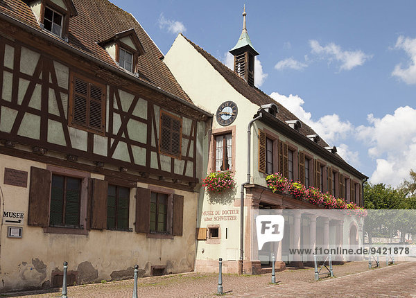 Museum  Geburtshaus von Albert Schweitzer  Kaysersberg  Elsass  Frankreich