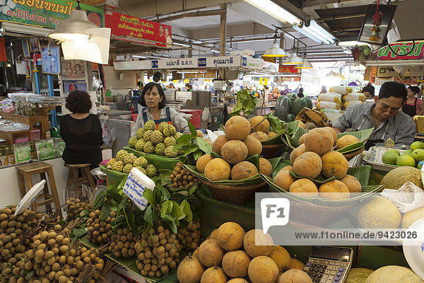 Früchte  Or Tor Kor Frischwarenmarkt  Bangkok  Thailand